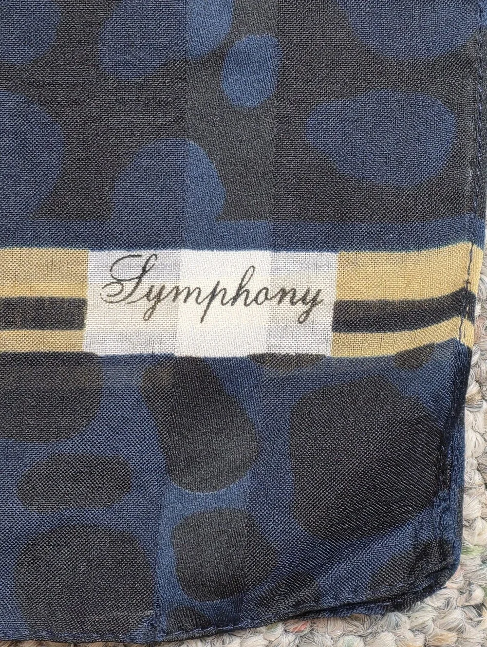 Symphony Polyester Animal Print Oblong Scarf